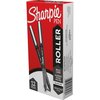 Sharpie Rollerball Pen, , w/Metal Clip, 12/DZ, Black PK SAN2101305